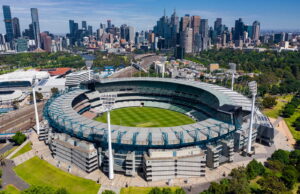 The Melbourne Cricket Ground from above